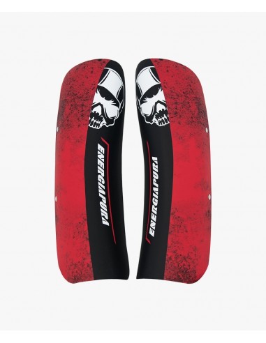 Shin Guard Jr Black White Skull 2024