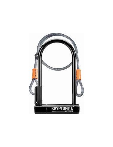 Cadenas Kryptonite Keeper 12 Standard Cable 4'' rembourrage situé sous